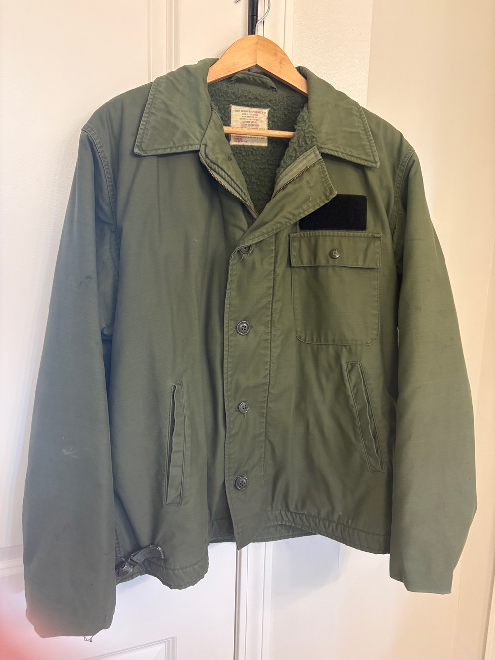 Vintage 1960’s Us Navy A-2 Cold Weather Deck Jacket
